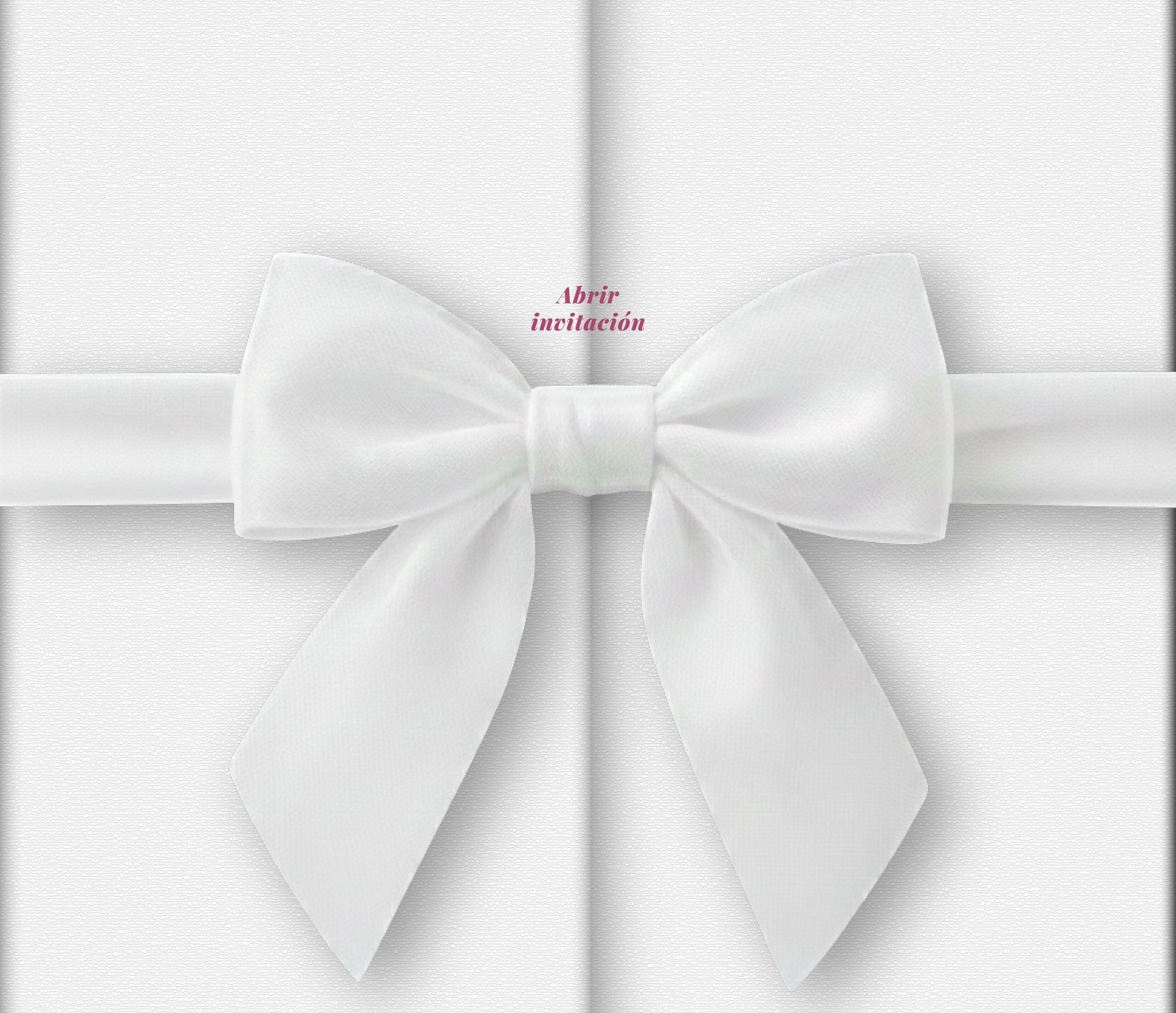 Abrir la invitación a nuestra boda